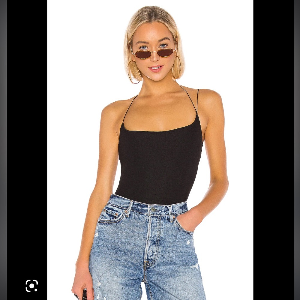 Alix NYC Black Kane bodysuit medium